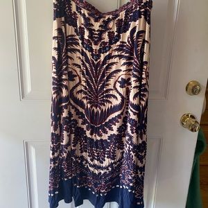 Anthropologie lined skirt